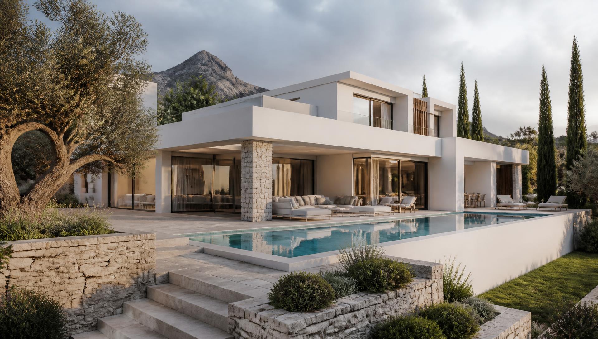 Villa Serenidad, Marbella — architectural exterior view